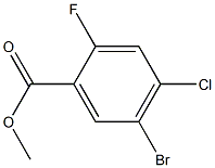 Methyl 5-bromo-4-chloro-2-fluorobenzoate Structure