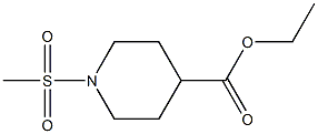 Ethyl 1-(methylsulphonyl)piperidine-4-carboxylate 구조식 이미지