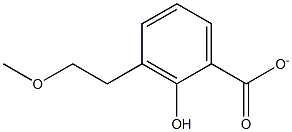 2-HYDROXY-3-METHOXY ETHYLBENZOATE Structure