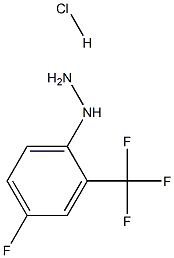 2-TRIFLUOROMETHY-4-FLUOROPHENYLHYDRAZINE HYDROCHLORIDE Structure