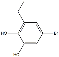 5-BROMO-3-ETHYLBENZENE-1,2-DIOL Structure