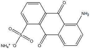 ANTHRAQUINONE-1-AMINO-5-SULPHONIC ACID AMMONIUM SALT Structure