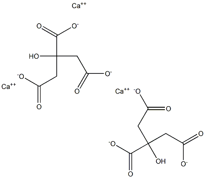 CALCIUM CIITRATE 구조식 이미지