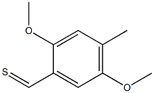 2,5-DIMETHOXY-4-METHYLTHIOBENZALDEHYDE Structure