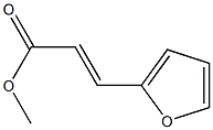 2-furanacrylic acid methyl ester 구조식 이미지