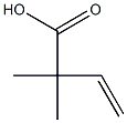dimethylvinylacetic acid Structure