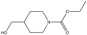 1-Ethoxycarbonyl-4-Piperidine Methanol 구조식 이미지