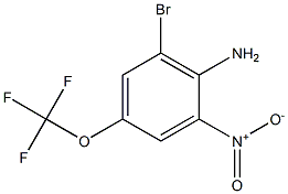 6-Bromo-2-Nitro-4-Trifluoromethoxyaniline Structure