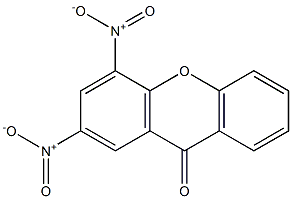 2,4-dinitroxanthone Structure