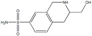 7-aminosulfonyl-3-hydroxymethyl-1,2,3,4-tetrahydroisoquinoline Structure