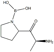 alanylpyrrolidine-boronic acid Structure