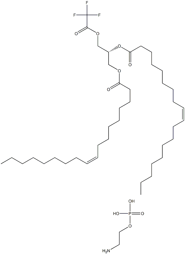 trifluoroacetyl-1,2-dioleoyl-sn-glycero-3-phosphoethanolamine 구조식 이미지