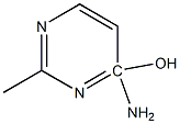 2-methyl-6-amino-6-hydroxypyrimidine Structure