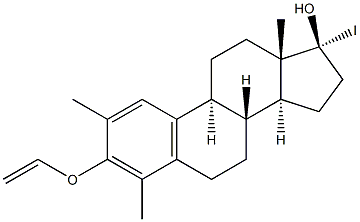 2,4-dimethyl-17-iodovinylestradiol 구조식 이미지
