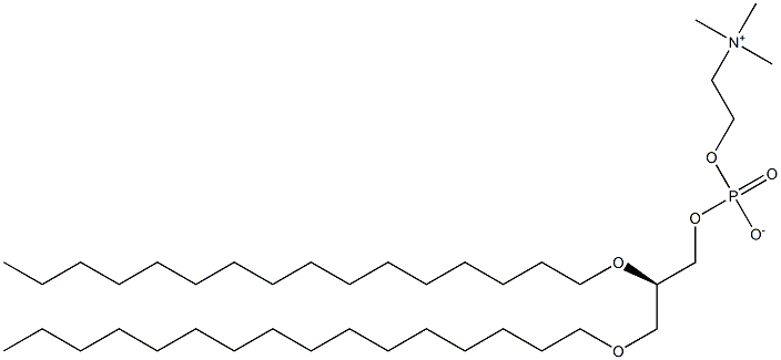 1,2-dihexadecyl-sn-glycero-3-phosphocholine Structure