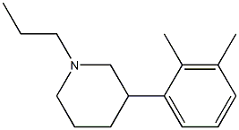 3-(2,3-dimethylphenyl)-N-n-propylpiperidine Structure