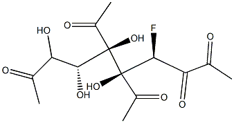 1,3,4,6-tetraacetyl-2-fluoro-2-deoxyglucose 구조식 이미지