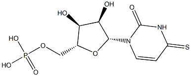 4-thiouridine monophosphate 구조식 이미지