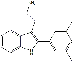 2-(3,5-dimethylphenyl)tryptamine Structure