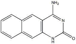 4-amino-1H-benzo(g)quinazoline-2-one Structure