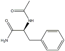 acetylphenylalanylamide 구조식 이미지