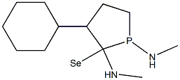 N,N'-dimethylcyclohexyl-1,2-diazaselenophospholidine 구조식 이미지