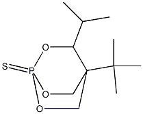 4-tert-butyl-3-isopropyl-2,6,7-trioxa-1-phosphabicyclo(2.2.2)octane 1-sulfide 구조식 이미지