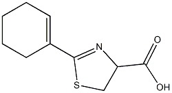 4,5-dihydro-2-(2,4-dihydroxphenyl)thiazole-4-carboxylic acid 구조식 이미지