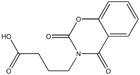 4-(3,4-dihydro-2,4-dioxo-2H-1,3-benzoxazin-3-yl)butyric acid 구조식 이미지