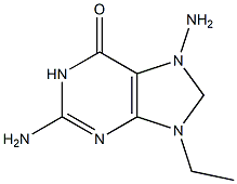 7-amino-9-ethylguanine Structure