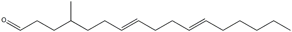 4-methyl-7,11-heptadecadienal Structure