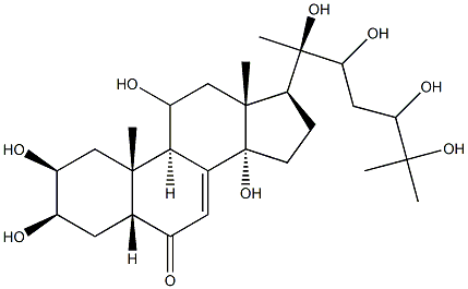 11,20,24-trihydroxyecdysone Structure