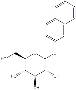 2-naphthyl-glucoside 구조식 이미지