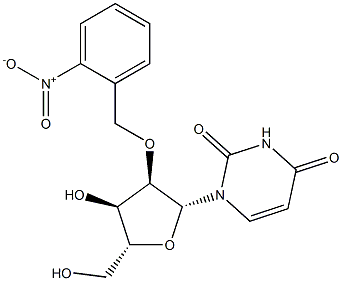 2'-O-(o-nitrobenzyl)uridine 구조식 이미지