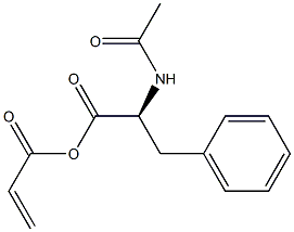 acetylphenylalanyl acrylate Structure