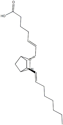 9,11-epoxyiminoprosta-5,13-dienoic acid 구조식 이미지