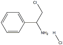 1-PHENYL-2-CHLOROETHYLAMINEHYDROCHLORIDE 구조식 이미지