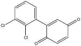 2-(2',3'-DICHLOROPHENYL)-1,4-BENZOQUINONE 구조식 이미지