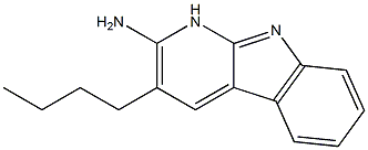 2-AMINO-3-BUTYLPYRIDO[2,3-B]INDOLE 구조식 이미지