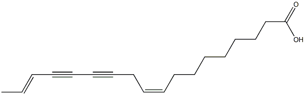 CIS-9,TRANS-16-OCTADECADIENE-12,14-DIYNOICACID 구조식 이미지