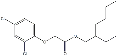 2-ETHYLHEXYLESTEROF2,4-DICHLOROPHENOXYACETICACID Structure