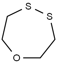 1-OXA-4,5-DITHIACYCLOHEPTANE Structure