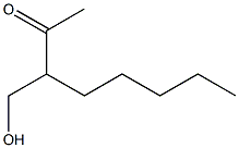 3-(HYDROXYMETHYL)-2-OCTANONE Structure