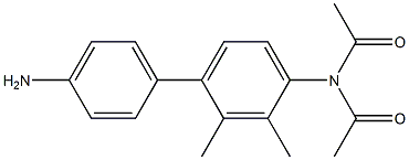 N,N-DIACETYLDIMETHYLBENZIDINE Structure