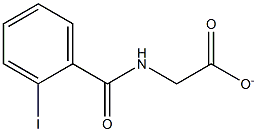 ORTHO-IODOHIPPURATE Structure