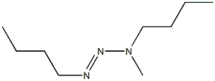 DI-N-BUTYL-3-METHYLTRIAZENE Structure