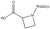 N-NITROSOAZETIDINE-4-CARBOXYLICACID Structure