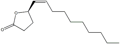 (R,(Z))-5-(1-DECENYL)DIHYDRO-2(3H)-FURANONE 구조식 이미지