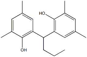 6,6'-BUTYLIDENEBIS(2,4-XYLENOL) 구조식 이미지