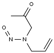 NITROSOALLYL-2-OXOPROPYLAMINE 구조식 이미지